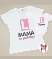 Pack Camiseta mamá + Body bebé  ROSA