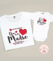 Pack Camiseta + Body ~ primer día de la madre juntos