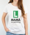 Camiseta Mamá en prácticas Verde