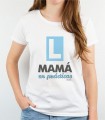 Camiseta Mamá en prácticas Azul
