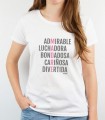 Camiseta Madre adjetivos Rosa