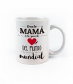 Taza cerámica Mamá Eres la mama más genial del mundo mundial