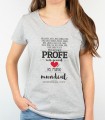Camiseta Personalizada Hombre/Mujer (texto alumnos) Dicen que soy la profe más genial del mundo mundial Corazón