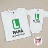 Pack L Camiseta papá + Body bebé
